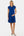 Umstands- und Stillkleid mit Wickel-Top – Königsblau