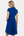 Umstands- und Stillkleid mit Wickel-Top – Königsblau