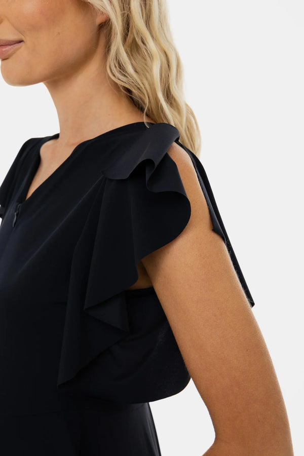 Luftiges Umstands- und Stillkleid mit Streifen