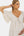 Umstandskleid mit Schleifendetail – Sandbeige