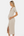 Umstands- und Stillkleid mit goldenen Knöpfen – Sand
