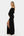 Langes elegantes Umstandskleid mit Off-Shoulder – Schwarz