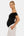Elegante Umstandsbluse mit Off-Shoulder – Schwarz