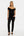 Elegante Umstandsbluse mit Knotendetail - Schwarz