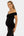Elegante Umstandsbluse mit Knotendetail - Schwarz