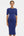Figurbetontes langes Umstands- und Stillkleid – Blau
