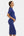 Figurbetontes langes Umstands- und Stillkleid – Blau