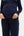 Umstands- und Stillpyjama-Set aus Baumwolle – Dunkelblau