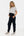 Umstands-Satinhose im Cargo-Stil – Navy