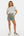 Geribde zwangerschaps­short – mint