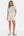 Gerippte Umstandsshorts – Ecru