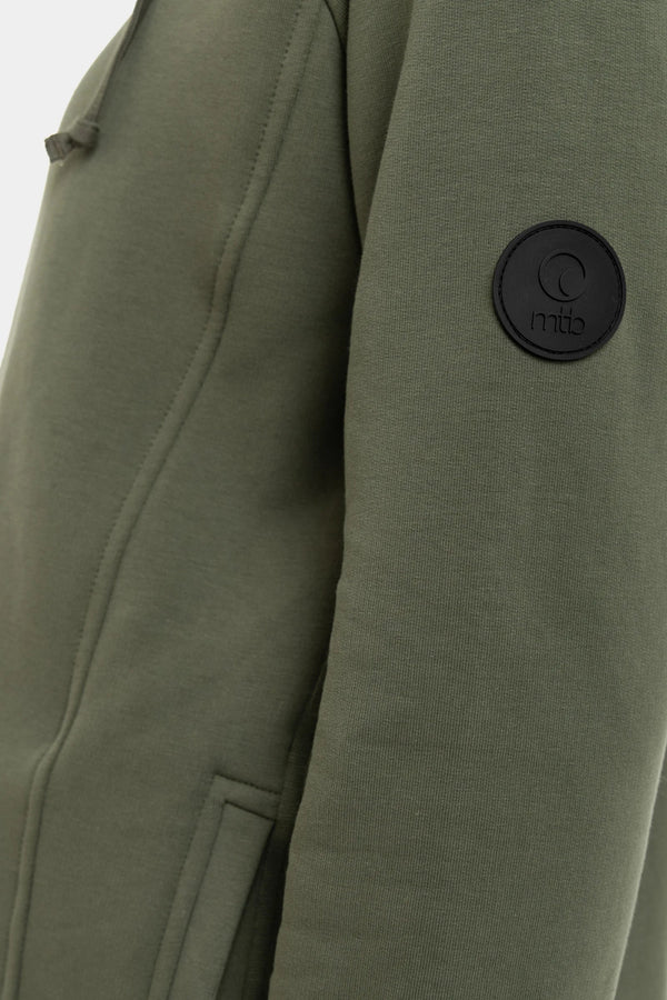 3-in-1 Umstands- und Tragehoodie – Khaki