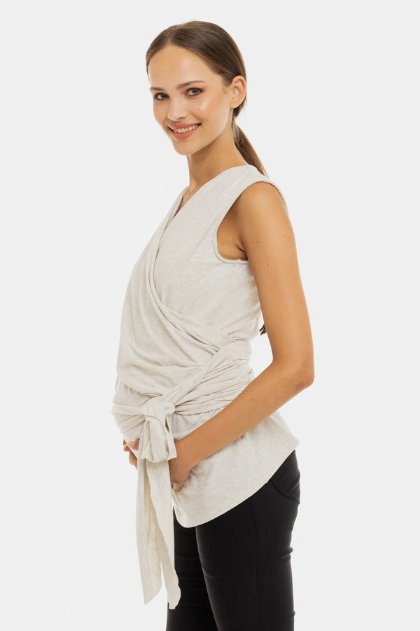 Bluse für Haut-zu-Haut-Kontakt – Sand