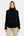 Schwarzer Umstands- & Stillpullover mit Rollkragen