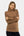 Umstands-Rollkragenpullover mit dekorativen Nähten – Camel