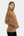 Umstands-Rollkragenpullover mit dekorativen Nähten – Camel