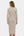 Langes Umstandskleid mit Schlitz – Sandbeige