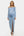 Langes elegantes Umstandskleid mit Off-Shoulder – Babyblau