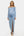 Langes elegantes Umstandskleid mit Off-Shoulder – Babyblau