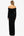 Langes elegantes Umstandskleid mit Off-Shoulder – Schwarz