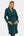 Umstands- und Stillkleid aus Premium Ponte di Roma – Smaragdgrün