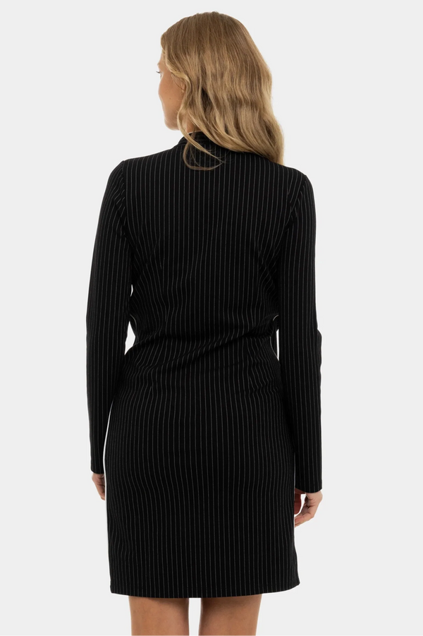 Ponte Umstands- und Stillkleid – Schwarze Streifen