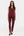 Elegante Umstandshose aus Punto-Twill – Bordeauxrot