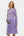 Satiniertes Umstands- und Stillkleid mit Pullover – Lila