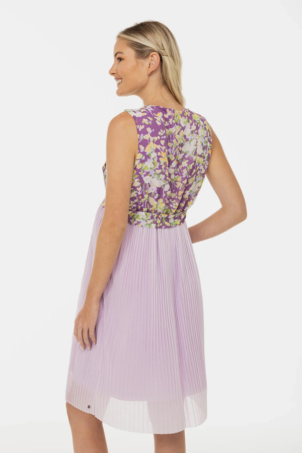 Festliches Umstands- und Stillkleid mit Falten