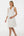 Luftiges Umstandsbrautkleid mit Stillfunktion – Weiß