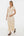 Umstands- und Stillkleid mit dekorativem Taillenband – Cremeweiß