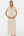 Umstands- und Stillkleid mit dekorativem Taillenband – Cremeweiß