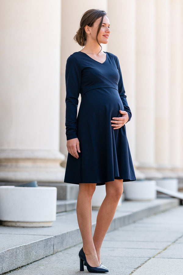 Umstands- und Stillkleid aus Baumwolle