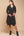 Asymmetrisches Umstands- und Stillkleid mit Streifen