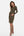 Tailliertes Umstands- und Stillkleid – Khaki