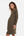 Tailliertes Umstands- und Stillkleid – Khaki