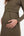 Tailliertes Umstands- und Stillkleid – Khaki