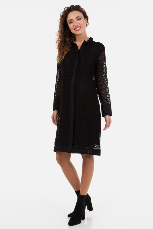 Umstands- und Still-Blusenkleid aus Spitze