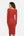 Langes, figurbetontes Umstands- und Stillkleid – terrakotta