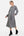 Langes Umstandskleid mit A-Linien-Silhouette – Grau