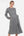 Langes Umstandskleid mit A-Linien-Silhouette – Grau