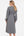 Langes Umstandskleid mit A-Linien-Silhouette – Grau