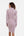 Bodycon Umstands- und Stillkleid mit Rollkragen – Altrosa