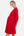 Umstandskleid mit Knotendetail vorne – Rot