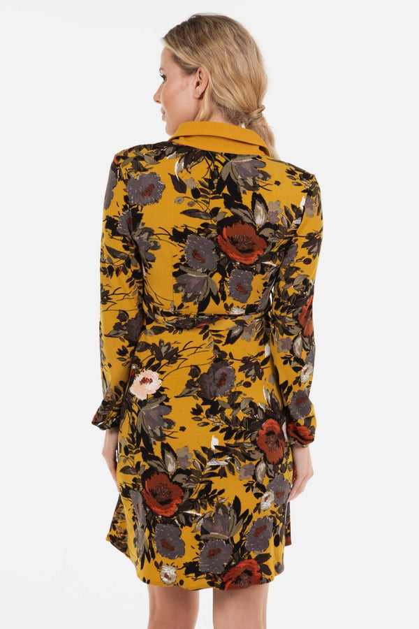 Umstands- und Stillkleid mit Blumenmuster