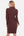Bodycon Umstands- und Stillkleid mit Rollkragen – Bordeaux