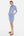 Umstands- und Still-Hoodiekleid – Hellblau