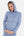 Umstands- und Still-Hoodiekleid – Hellblau