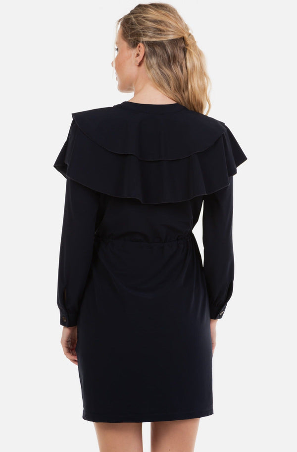 Umstands- und Stillkleid aus Jersey mit Druckknöpfen