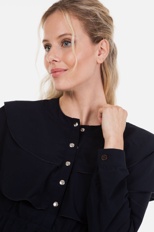 Umstands- und Stillkleid aus Jersey mit Druckknöpfen